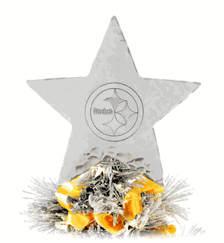 NFL Pittsburgh Steelers Star Tree Topper