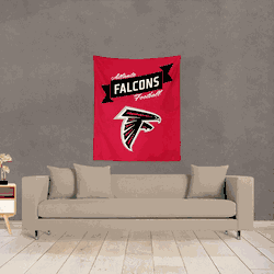 NFL Premium Atlanta Falcons Printed Wall Hanging 34in x 40in