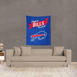 NFL Premium Buffalo Bills Printed Wall Hanging 34in x 40in