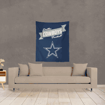 NFL Premium Dallas Cowboys Printed Wall Hanging 34in x 40in