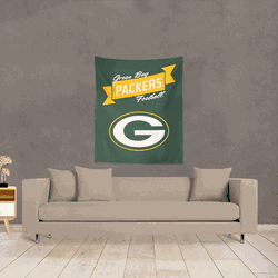 NFL Premium Green Bay Packers Printed Wall Hanging 34in x 40in