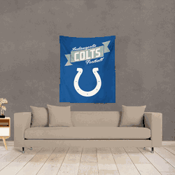 NFL Premium Indianapolis Colts Printed Wall Hanging 34in x 40in