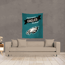NFL Premium Philadelphia Eagles Printed Wall Hanging 34in x 40in
