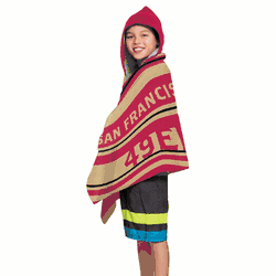 NFL San Francisco 49ers Juvy Hooded Towel