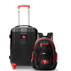 NFL San Francisco 49ers Premium 2-Piece Backpack & Carry-On Set