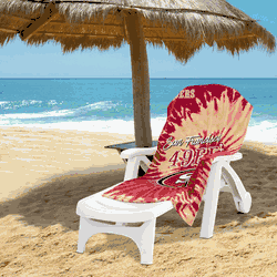 NFL San Francisco 49ers Pyschedlic Beach Towel