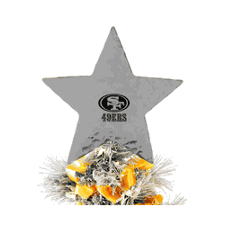 NFL San Francisco 49ers Star Tree Topper
