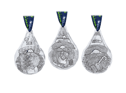 NFL Seattle Seahawks 3-Piece Gridiron Gnomes Ornament Set