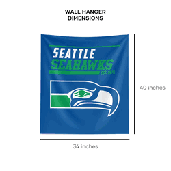 NFL Seattle Seahawks 40 YD Dash Legacy Printed Wall Hanging