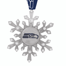 NFL Seattle Seahawks Snowflake Collectible Ornament