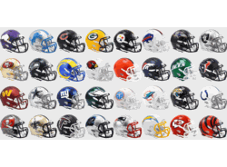 NFL Set All 32 Teams of Replica Speed Mini Helmets