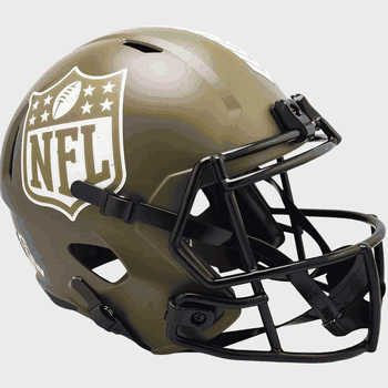 NFL Shield Speed Replica Full Size Football Helmet SALUTE TO SERVICE