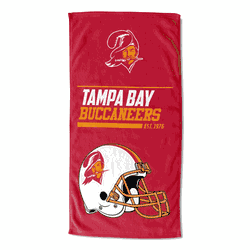 NFL Tampa Bay Buccaneers 40 Yard Dash Legacy Printed Beach Towel