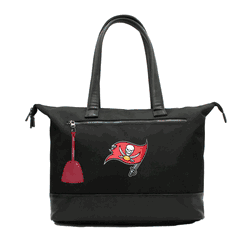 NFL Tampa Bay Buccaneers Laptop Tote Bag with Colored Zipper Pull Accessory