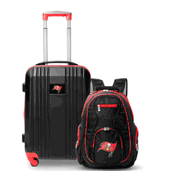 NFL Tampa Bay Buccaneers Premium 2-Piece Backpack & Carry-On Set