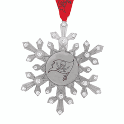 NFL Tampa Bay Buccaneers Snowflake Collectible Ornament
