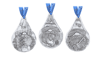 NFL Tennessee Titans 3-Piece Gridiron Gnomes Ornament Set