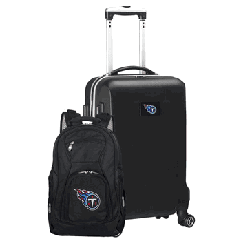NFL Tennessee Titans Deluxe 2-Piece Backpack & Carry-On Set