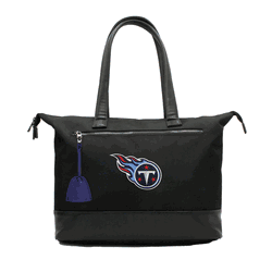 NFL Tennessee Titans Laptop Tote Bag with Colored Zipper Pull Accessory