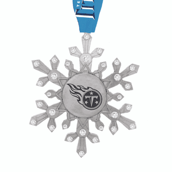NFL Tennessee Titans Snowflake Collectible Ornament