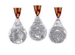 NFL Washington Commanders 3-Piece Gridiron Gnomes Ornament Set