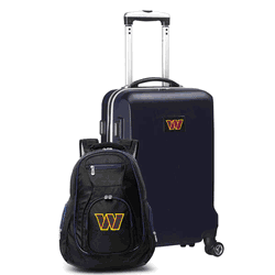 NFL Washington Commanders Deluxe 2-Piece Backpack & Carry-On Set