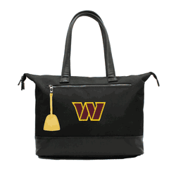 NFL Washington Commanders Laptop Tote Bag with Colored Zipper Pull Accessory