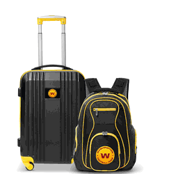 NFL Washington Commanders Premium 2-Piece Backpack & Carry-On Set