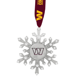 NFL Washington Commanders Snowflake Collectible Ornament