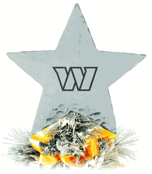 NFL Washington Commanders Star Tree Topper