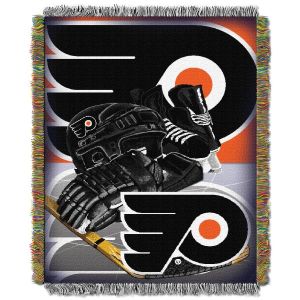 NHL Philadelphia Flyers Home Ice Advantage Woven Tapestry Wall Hanging 48x60 Inches