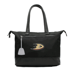 NHL Anaheim Mighty Ducks Laptop Tote Bag with Colored Zipper Pull Accessory