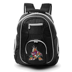 NHL Arizona Coyotes 19" Premium Laptop Backpack with Colored Trim