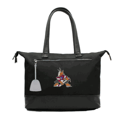 NHL Arizona Coyotes Laptop Tote Bag with Colored Zipper Pull Accessory