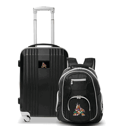NHL Arizona Coyotes Premium 2-Piece Backpack & Carry-On Set
