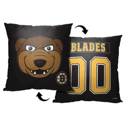 NHL Boston Bruins Mascot Love Throw Pillow 18 x 18 Inches