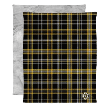 NHL Boston Bruins Micro Mink Throw Blanket 48x60 Inches