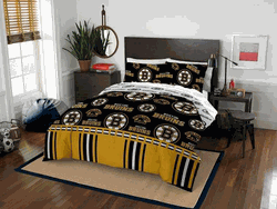 NHL Boston Bruins Rotary Bed in a Bag Set Queen