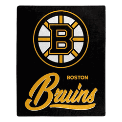 NHL Boston Bruins Signature Raschel Throw