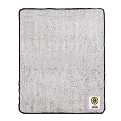 NHL Boston Bruins Two Tone Sherpa Throw