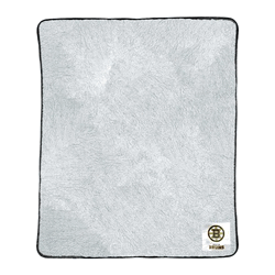 NHL Boston Bruins Two Tone Sherpa Throw Blanket 50x60 Inches