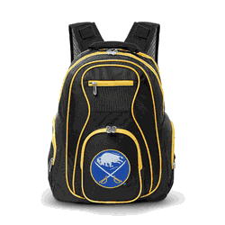 NHL Buffalo Sabres 19" Premium Laptop Backpack with Colored Trim