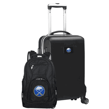 NHL Buffalo Sabres Deluxe 2-Piece Backpack & Carry-On Set