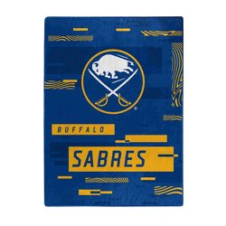 NHL Buffalo Sabres Digitize Raschel Throw Blanket 60x80Inches