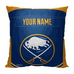 NHL Buffalo Sabres Jersey Personalized Throw Pillow 18x18 Inches