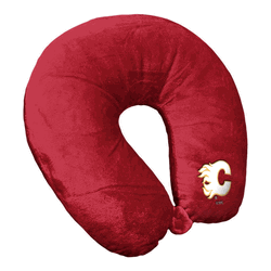NHL Calgary Flames Logo Red Neck Pillow