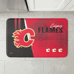 NHL Calgary Flames Painterly Floor Mat 18�30 inches