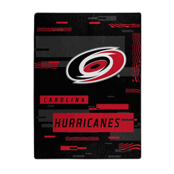 NHL Carolina Hurricanes Digitize Raschel Throw Blanket 60x80Inches