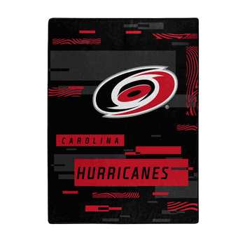 NHL Carolina Hurricanes Digitize Raschel Throw Blanket 60x80Inches