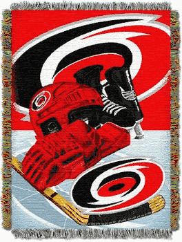NHL Carolina Hurricanes Home Ice Advantage Tapestry Throw